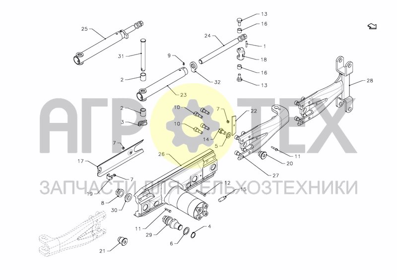 HEADSTOCK 200 - SLIDE (№13 на схеме)