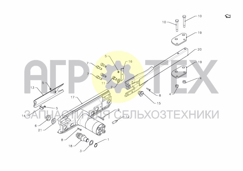 HEADSTOCK 200 - SLIDE (№5 на схеме)