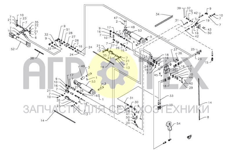 HYDRAULICS FOR S-ARM HS 300 (№41 на схеме)