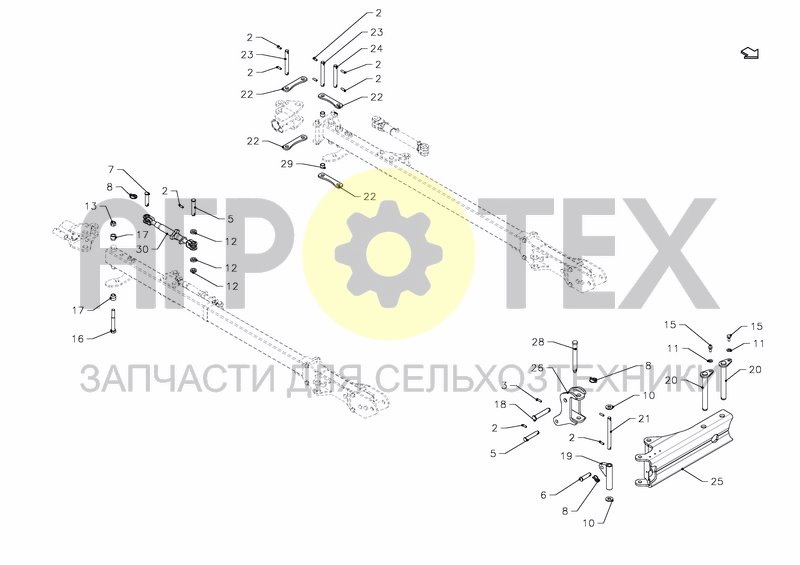 BRACKET FOR HS 300 (№15 на схеме)