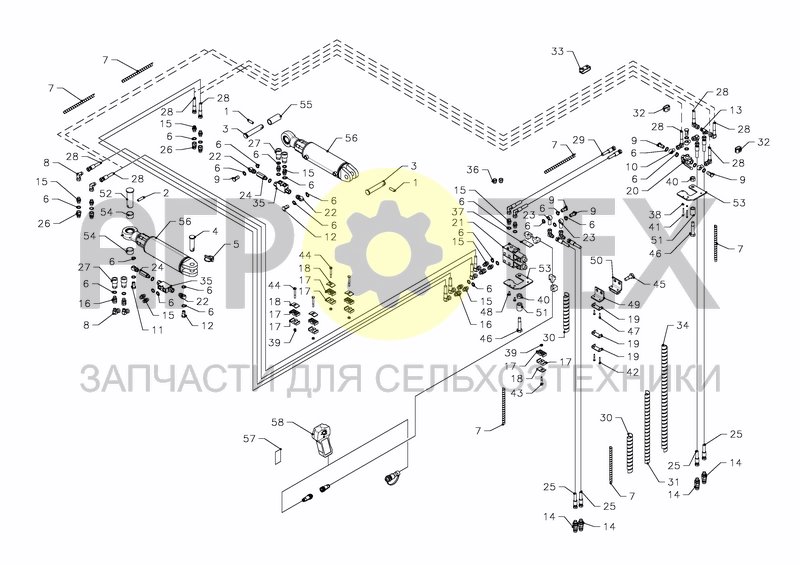 HYDRAULICS FOR S-ARM ED 200 (№45 на схеме)