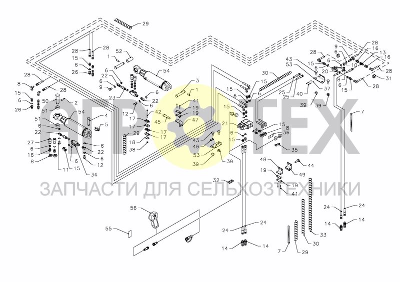 HYDRAULICS FOR S-ARM LD 200 (№44 на схеме)