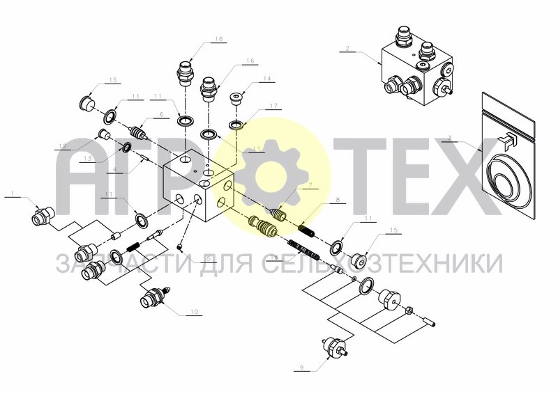 Чертеж TURNOVER VALVE KK012740