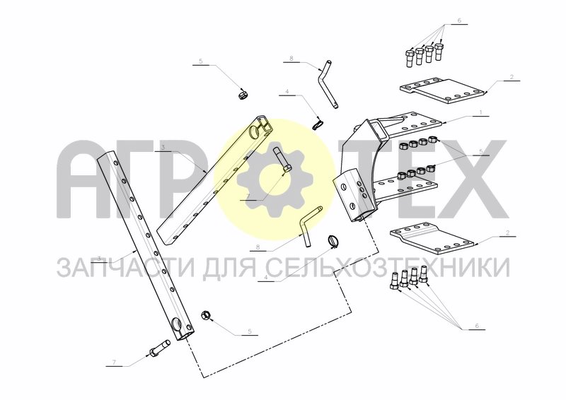 WHEEL BRACKET (№6 на схеме)