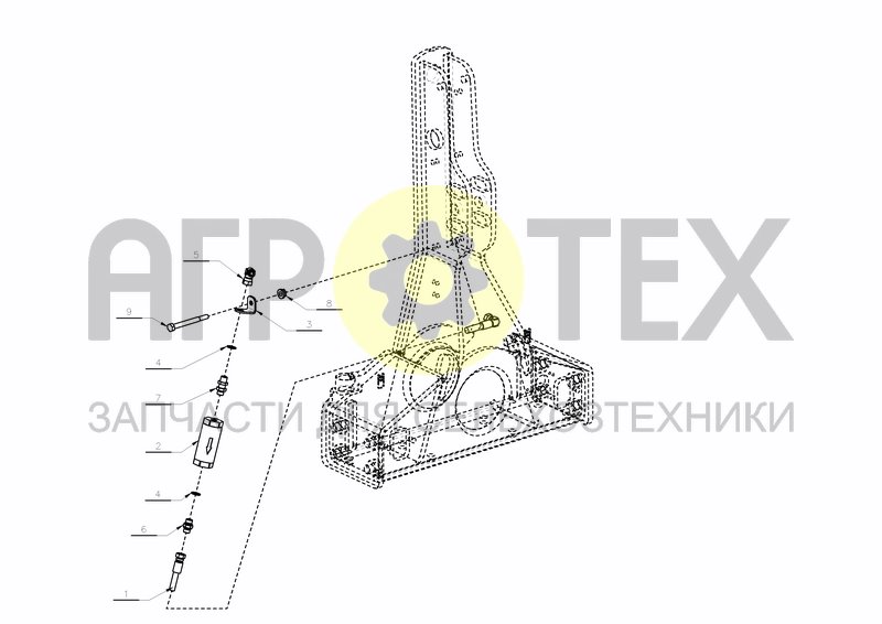 Чертеж HYDRAULIC FILTER HS 300