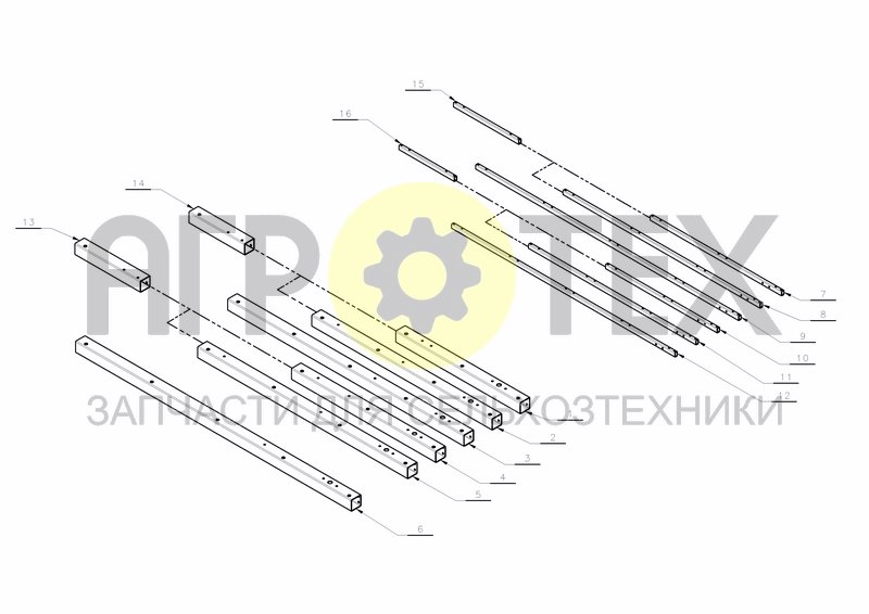 Чертеж MAIN FRAME