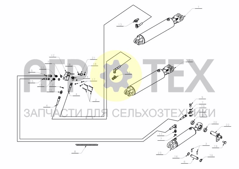 LOCK CYLINDER ONLAND (№18 на схеме)