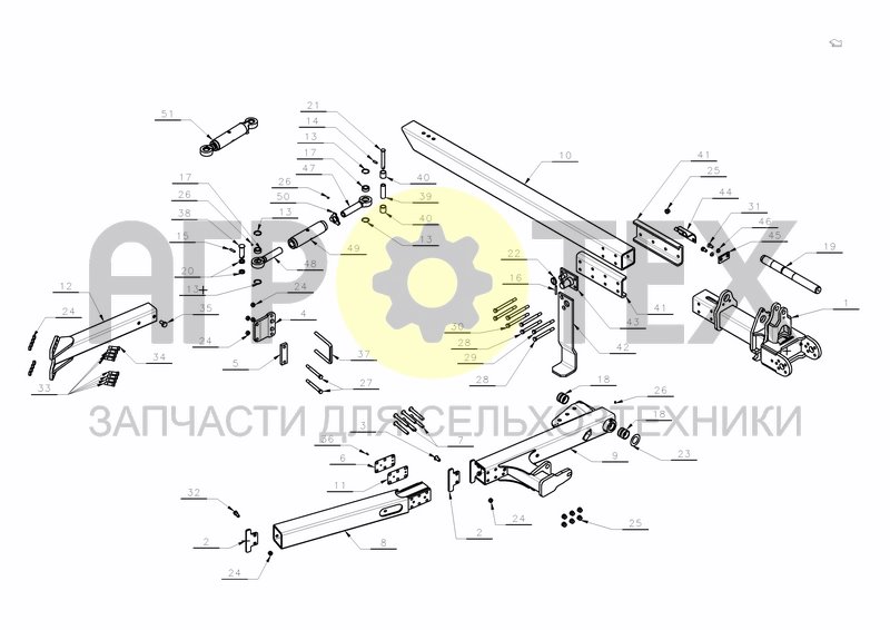 FRONT FRAME (№33 на схеме)