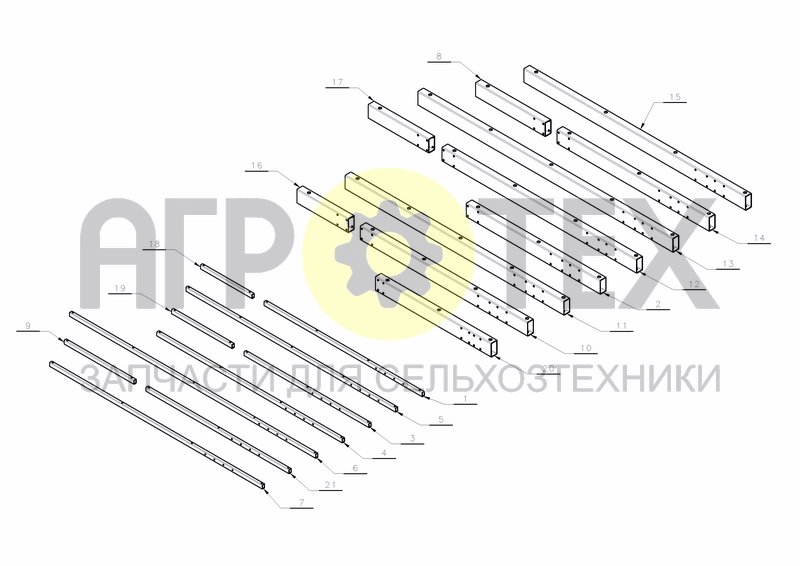 Чертеж MAIN FRAME LB-200