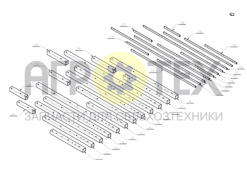 Чертеж MAIN FRAME ES-LS 85-100-115