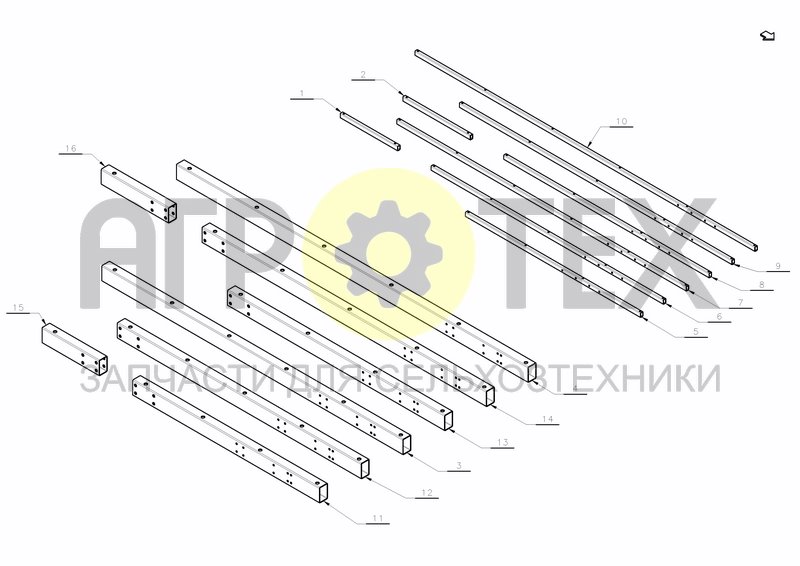 Чертеж MAIN FRAME EG-LB 300