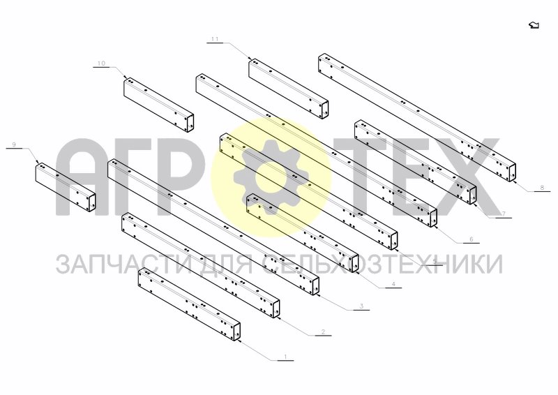 Чертеж MAIN FRAME LD-200