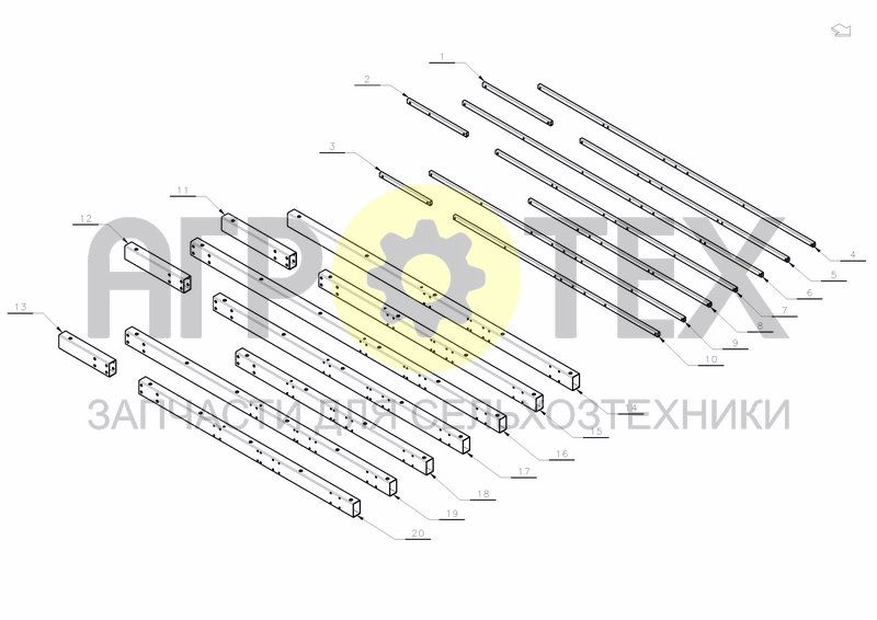 Чертеж MAIN FRAME EO/LO VARIOMAT