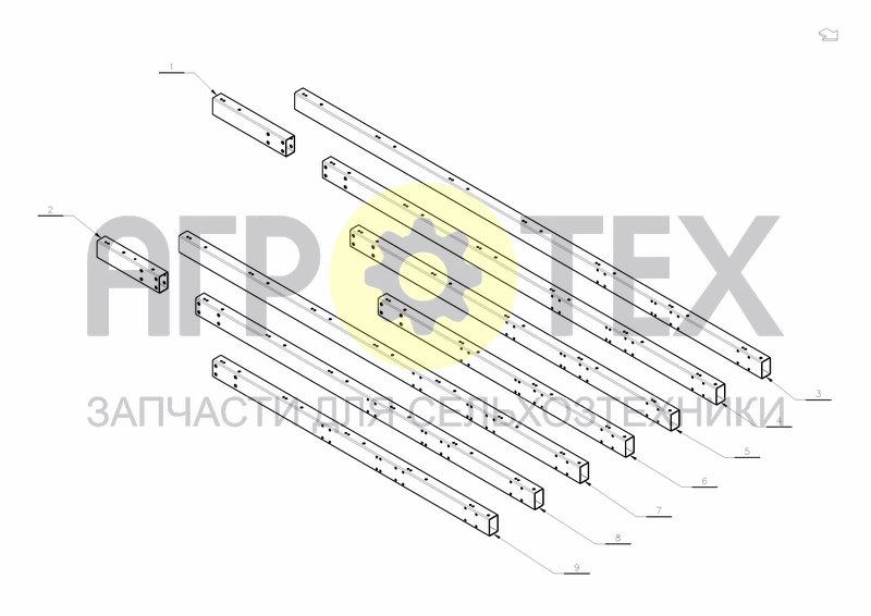 Чертеж MAIN FRAME EO/LO STEPWISE