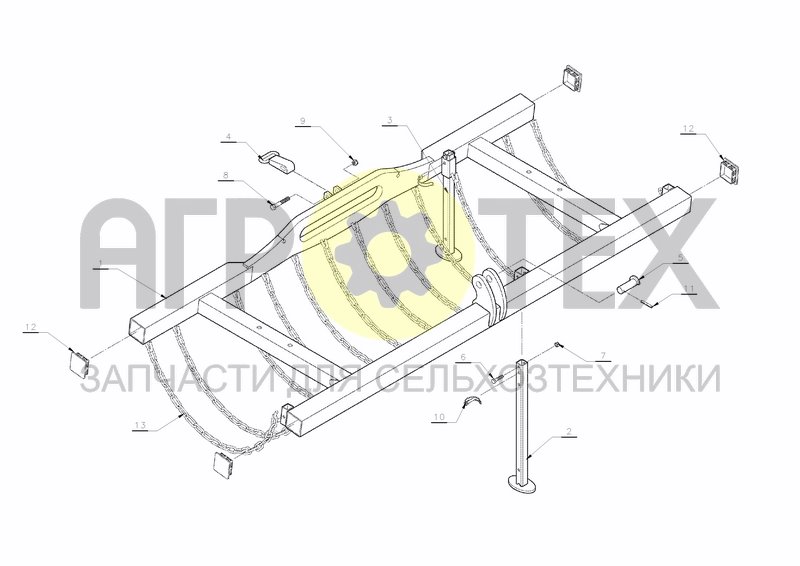 Чертеж MAIN FRAME 925-930