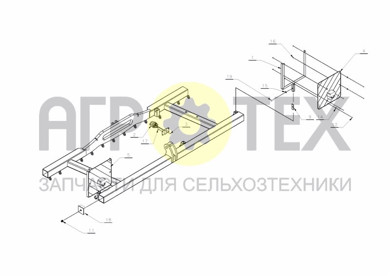 Чертеж LIGHT 3M-FP 90