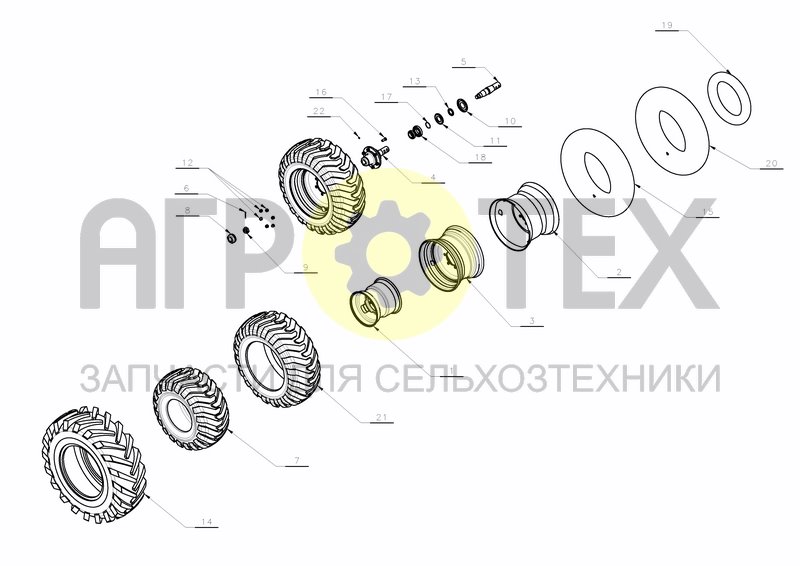 Чертеж WHEEL