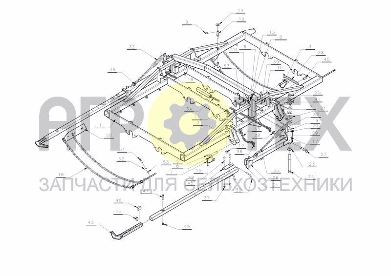 Чертеж MAIN FRAME 902 315-375