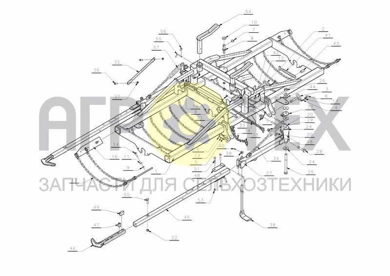 Чертеж MAIN FRAME SP 902 330-370