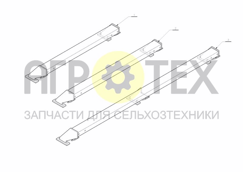 Чертеж REAR FRAME N55-220-380