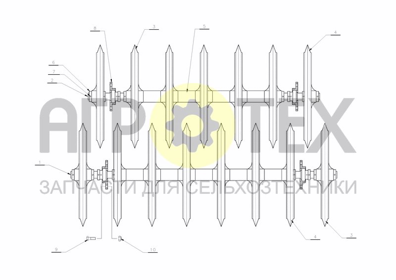 Чертеж PACKER RINGS DP 901-225