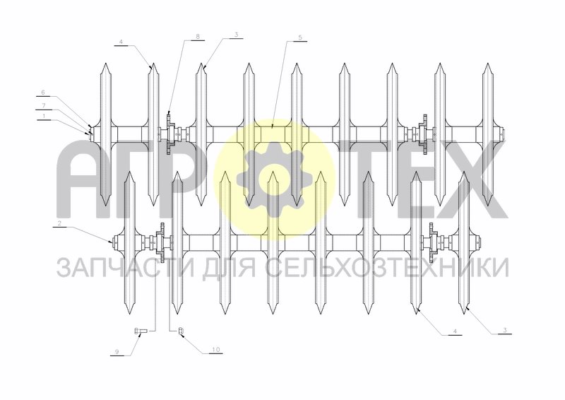 Чертеж PACKER RINGS DP 901-255