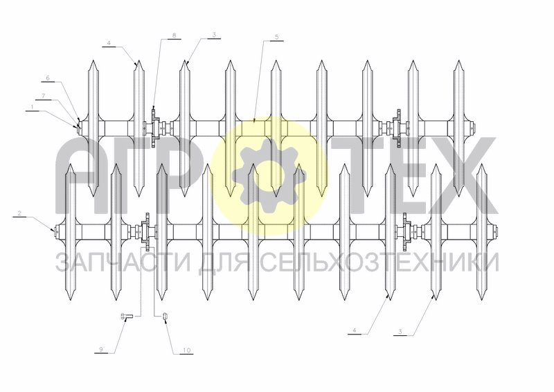 Чертеж PACKER RINGS DP 901-285 S