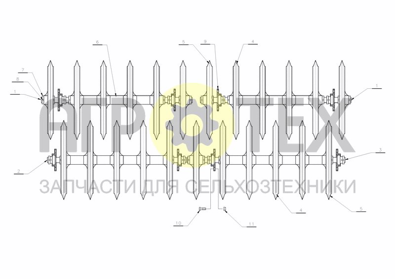 Чертеж PACKER RINGS DP 902-345