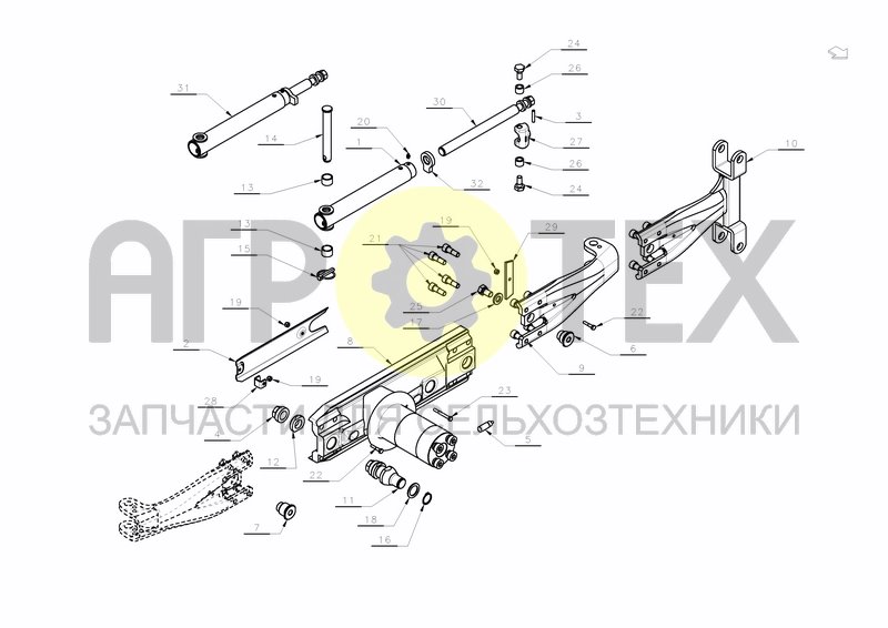 HEADSTOCK 200 - SLIDE (№24 на схеме)