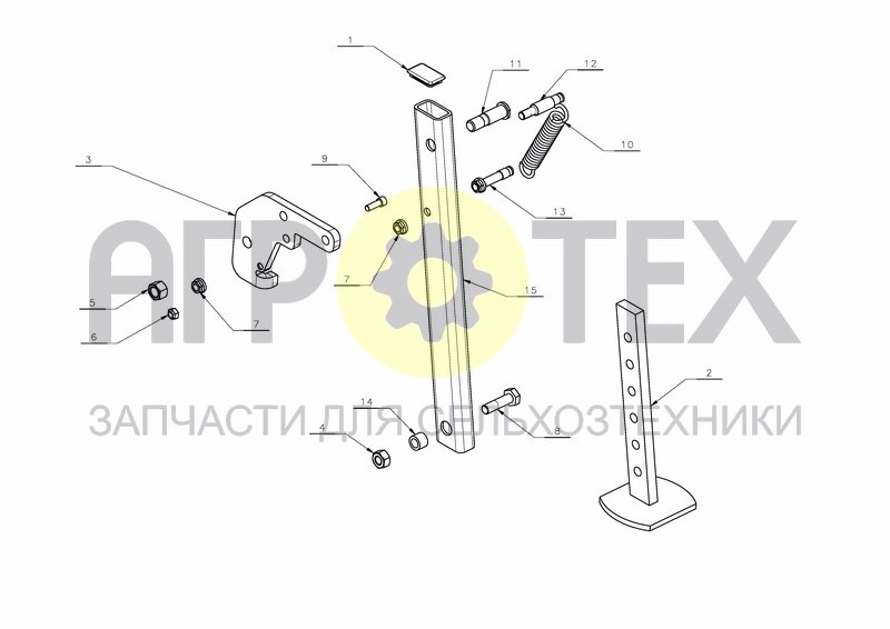 Чертеж PARKING STAND