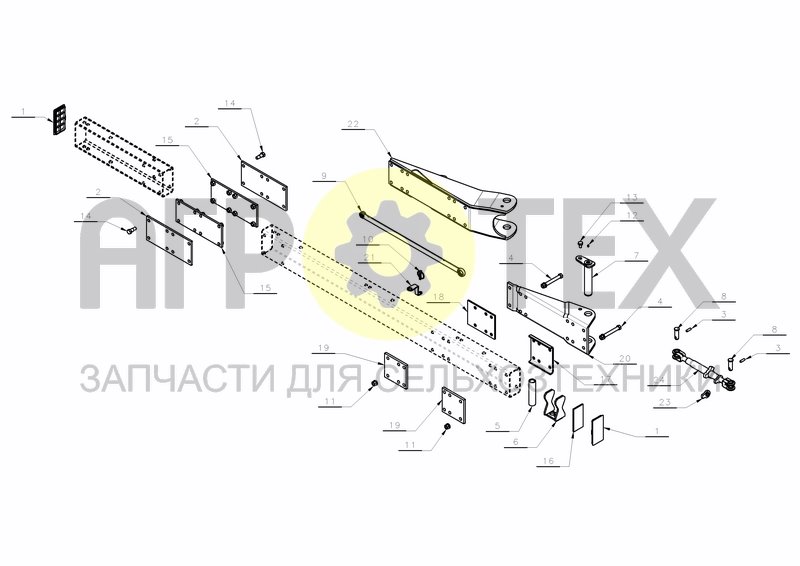 FRAME PARTS LD-200 (№12 на схеме)