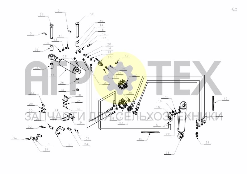 Чертеж HYDRAULICS HS-200 MEMORY SYSTEMS