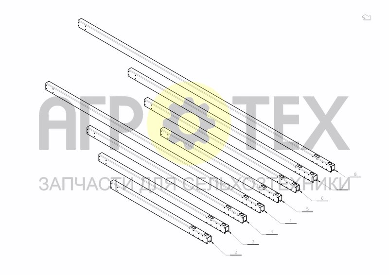 Чертеж TOWING TUBES