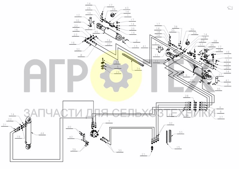 Чертеж HYDRAULICS + SEQUENCE VALVE EO/LO VARIOMAT