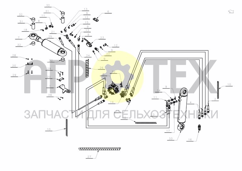 Чертеж HYDRAULICS SEQUENCE MEMORY SYSTEMS VARIOMAT