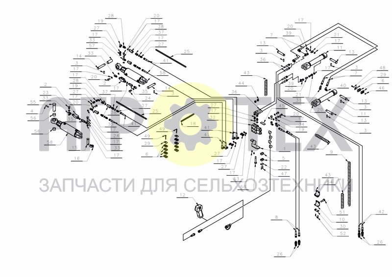 HYDRAULICS S-ARM ECOMAT (№46 на схеме)