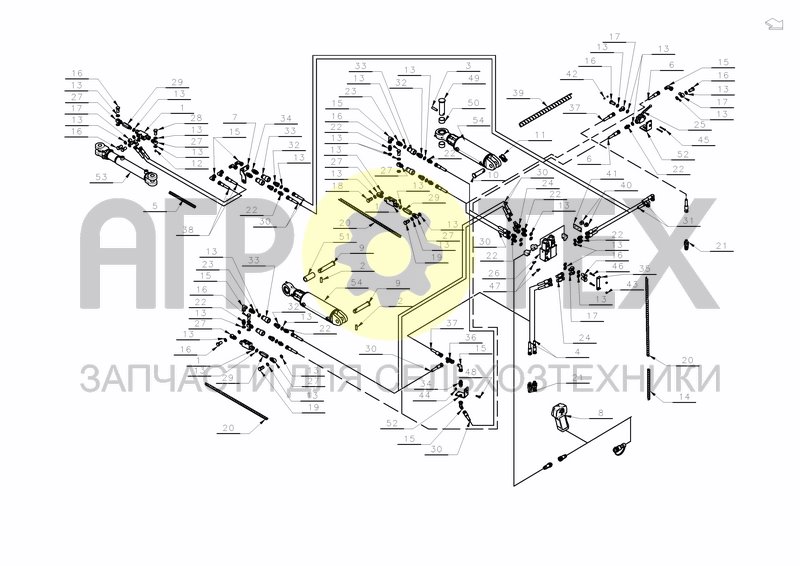 HYDRAULICS FOR S-ARM HS 300 (№44 на схеме)