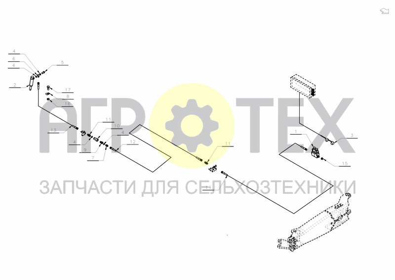 HYDRAULICS SOIL PACKER (№17 на схеме)