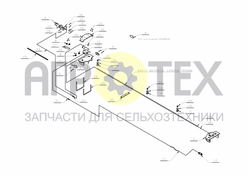 Чертеж LIGHTS SIDE MOUNTED