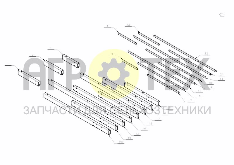 Чертеж MAIN FRAME EG-200