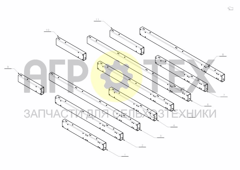 Чертеж MAIN FRAME LD-200