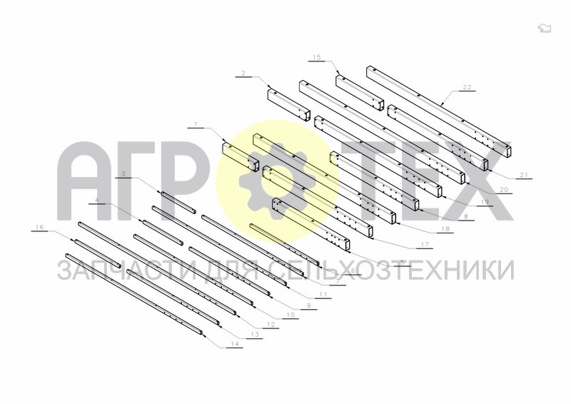 Чертеж MAIN FRAME LB-200