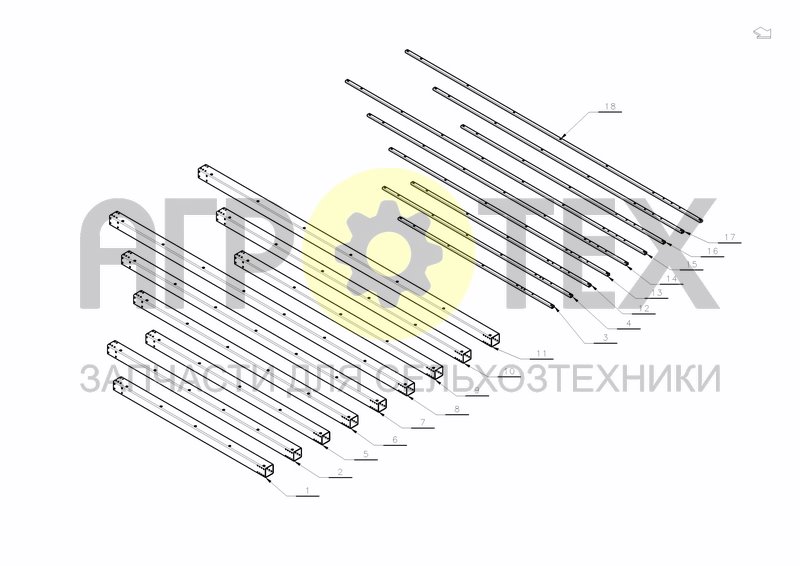 Чертеж MAIN FRAME