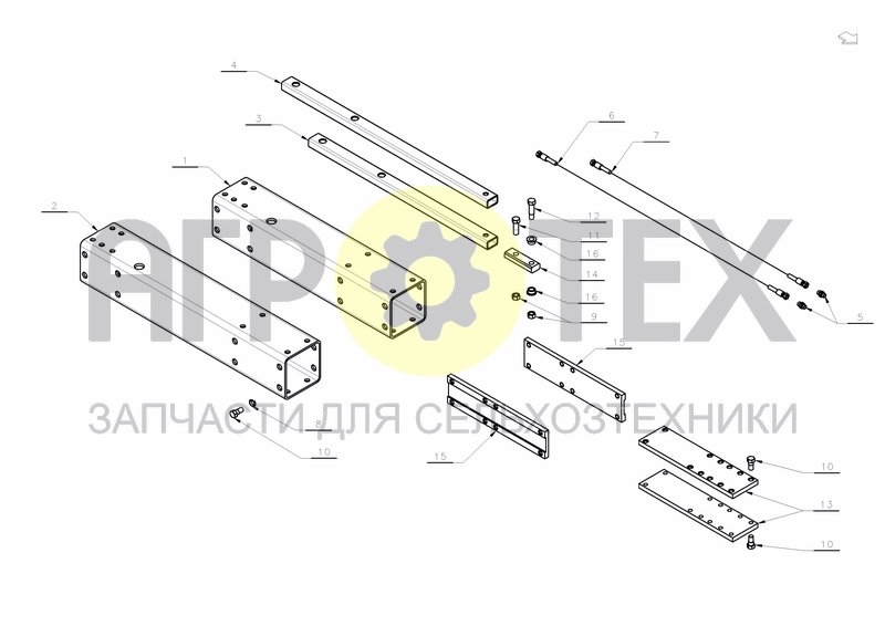 FRAME PARTS ADDITIONAL BODIES (№10 на схеме)