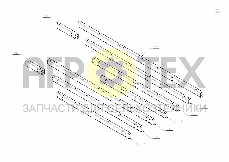 Чертеж MAIN FRAME EO/LO STEPWISE