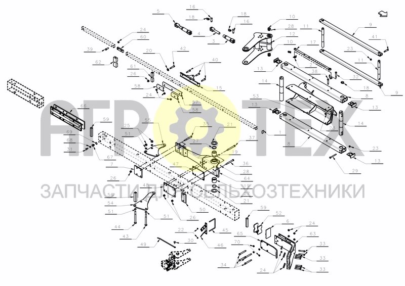 FRAME PARTS EO/LO VARIOMAT (№31 на схеме)