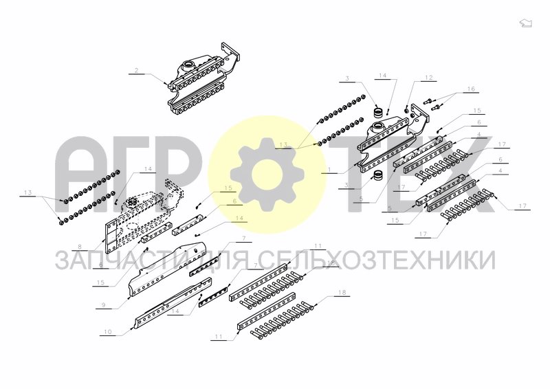MAIN SUPPORT HS200 (№16 на схеме)