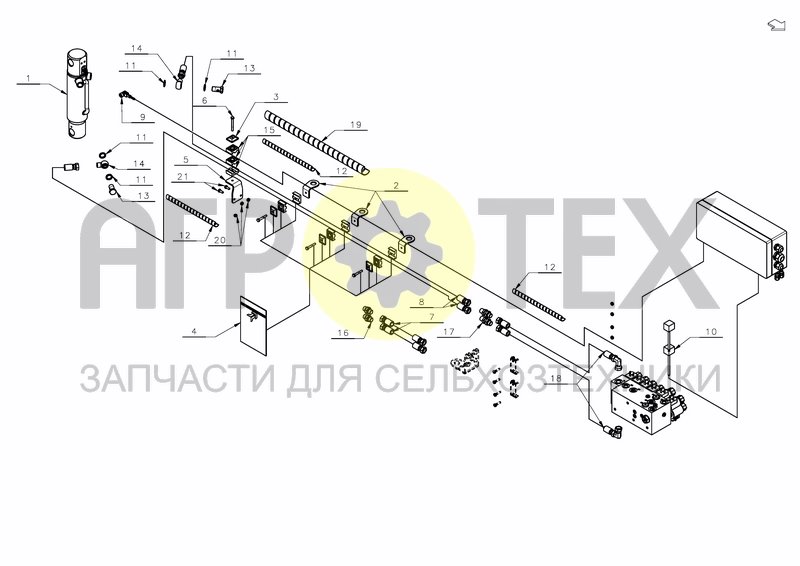 Чертеж HYDRAULICS AND ELECTRONICS WHEEL