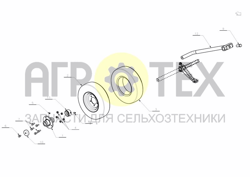 DEPTH WHEEL FRONT (№5 на схеме)