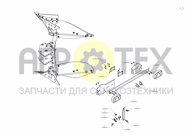 LIGHTS PLOUGH POSITION (№6 на схеме)